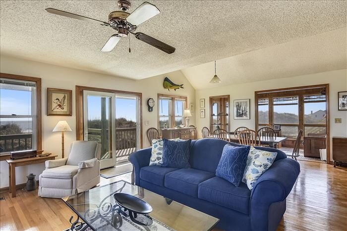 Beautiful living room in our Outer Banks rentals