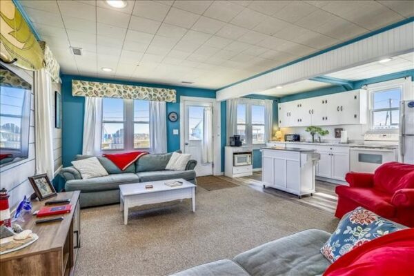 Amazing and comfortable living room in our Outer Banks rentals