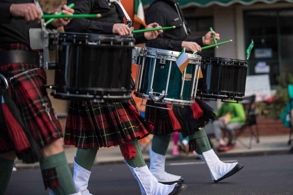 St. patricks day parade in the Outer Banks