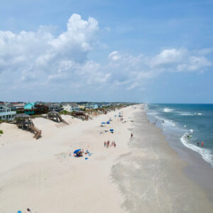 Aerial view of the Outer Banks